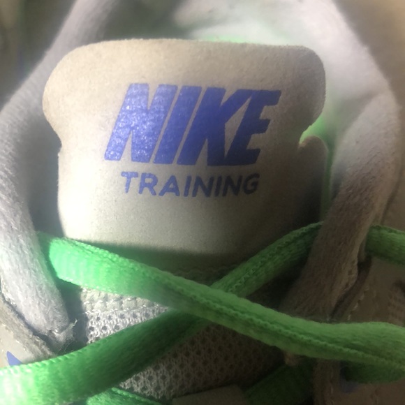 Nike Training Shoes -💚💙🤍- Barely Worn - Picture 3 of 15